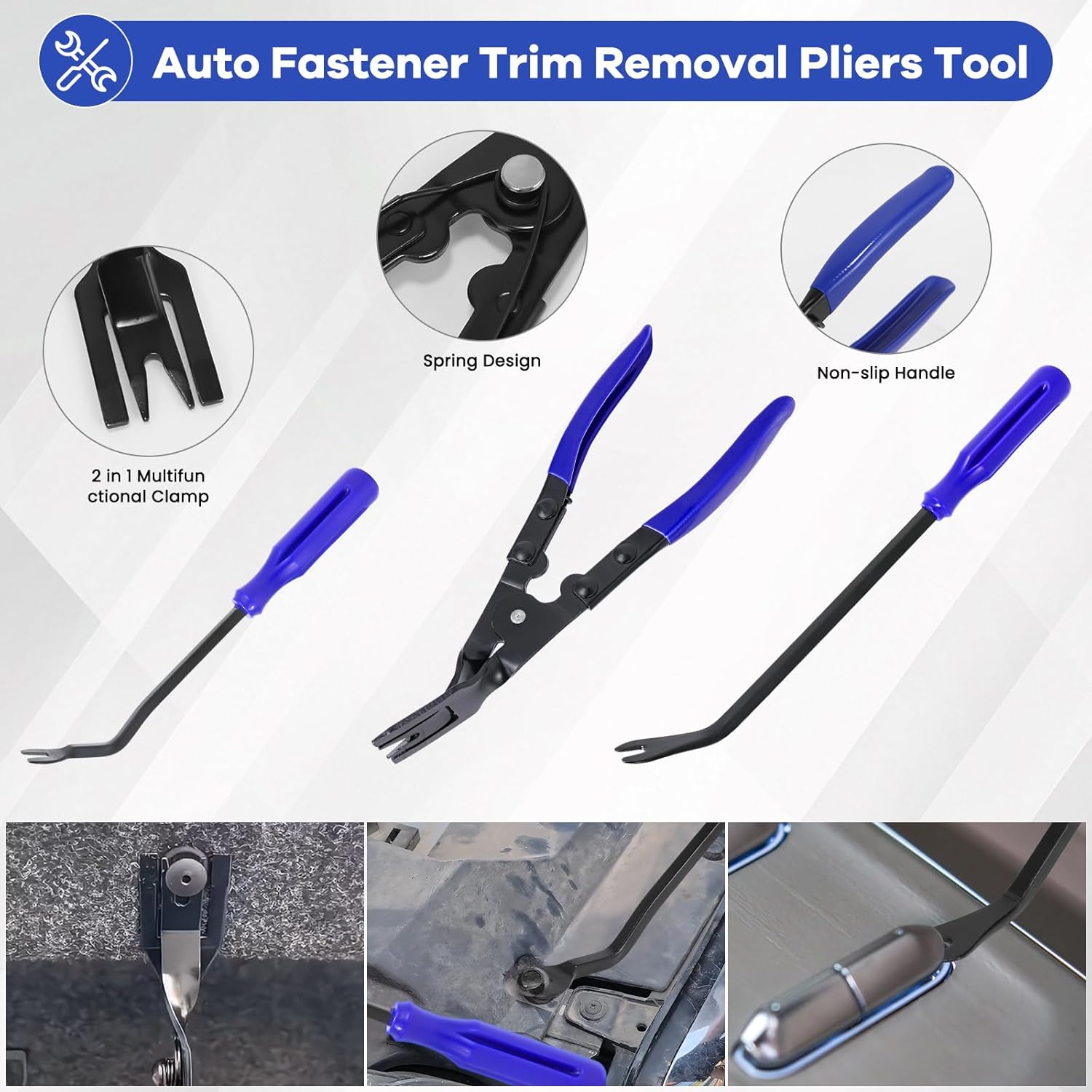 Thumbnail 2 de DUBULL 38-piece Car Trim Removal Tool Kit for Dash & Door Panels