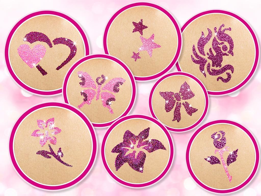 Thumbnail 1 de Tytoo Kit de Tatuaje de Purpurina para Chicas ✨ 15 Plantillas