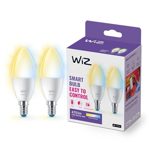 Detalle de WiZ Bombilla LED inteligente E14 4,9W