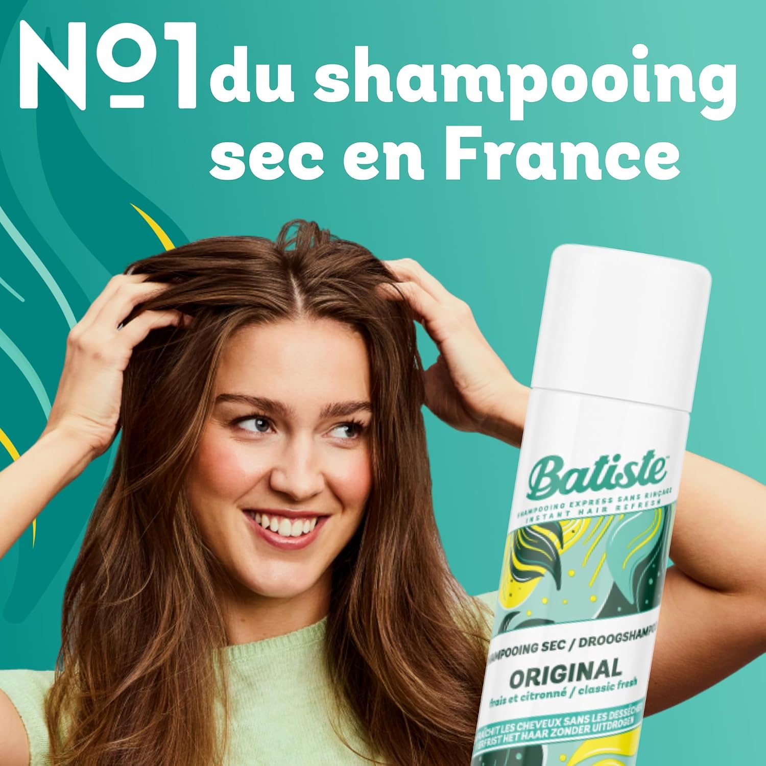 Detalle 2 de Batiste Shampooing Sec Original 6x50 ml
