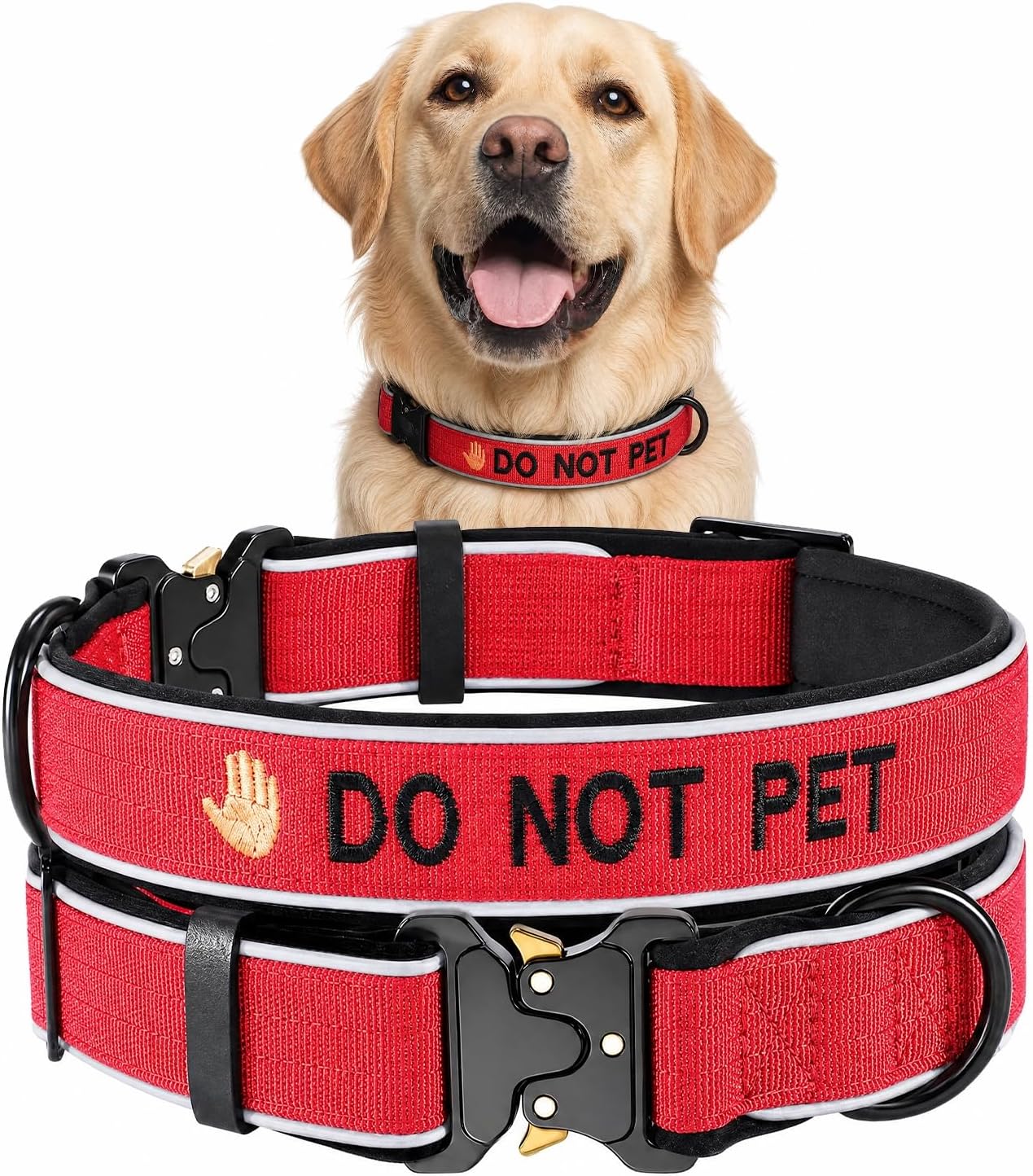 Thumbnail 6 de DO NOT PET Tactical Dog Collar, Large