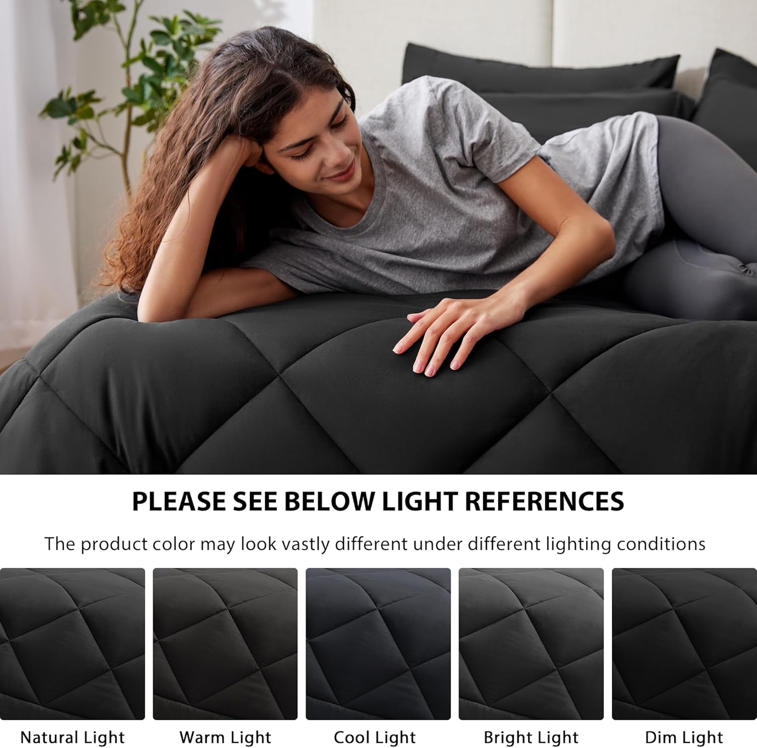 Thumbnail 4 de Love's Cabin Twin Comforter Set, 5-Piece Bedding