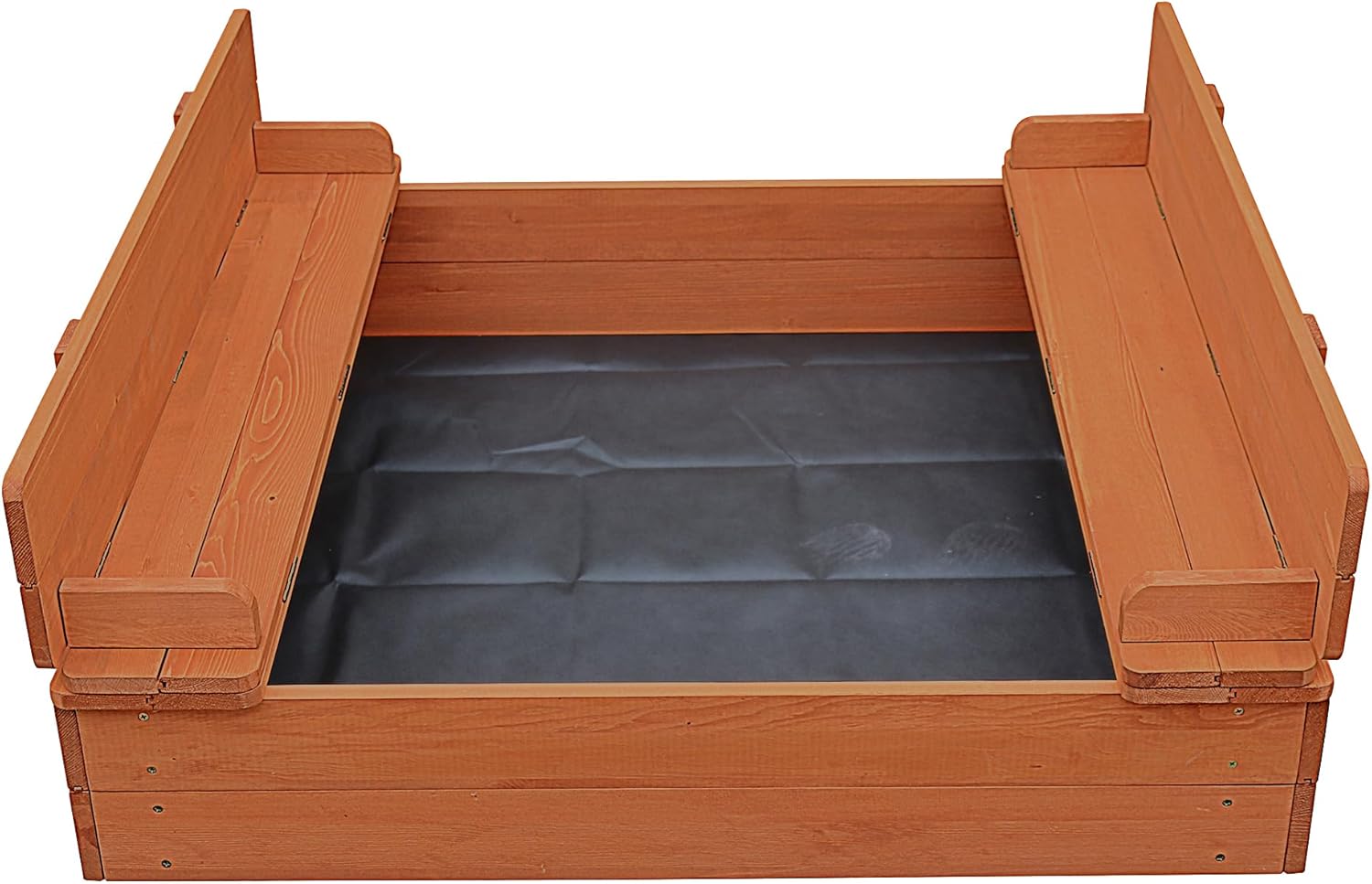 Detalle de Liberty House Toys Children's Sand Pit with Seating and Cover — Durable FSC Cedar, 215 x 1000 x 970 mm