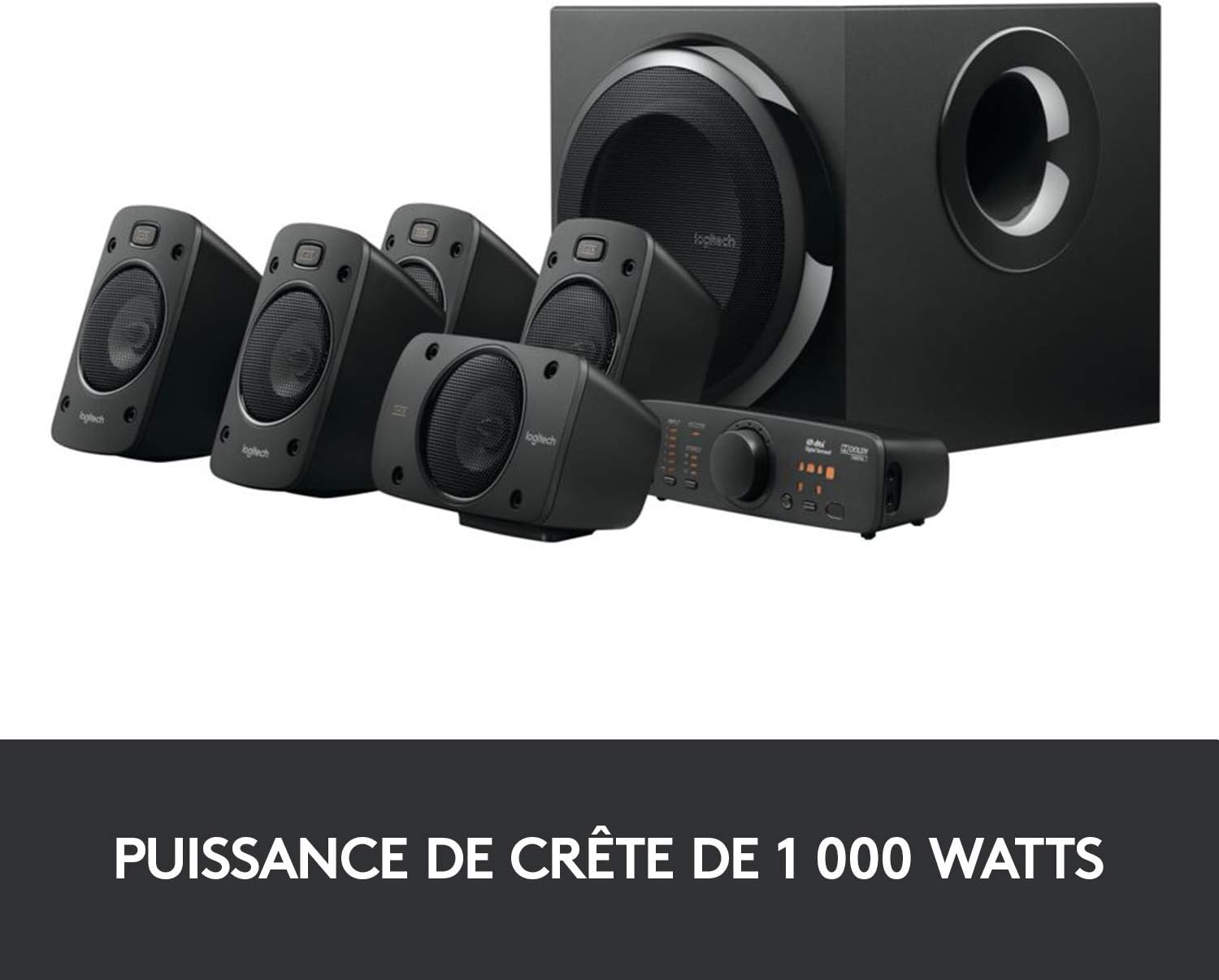 Thumbnail 3 de Logitech Z906 : système 5.1 pour PC et home cinéma avec certification THX