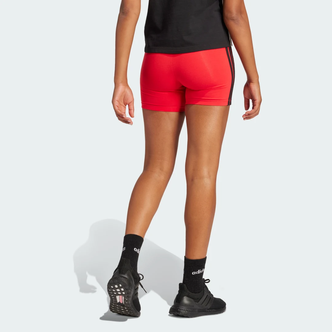 Thumbnail 1 de Mallas cortas Essentials High Waisted Biker 3 bandas 🚴♀