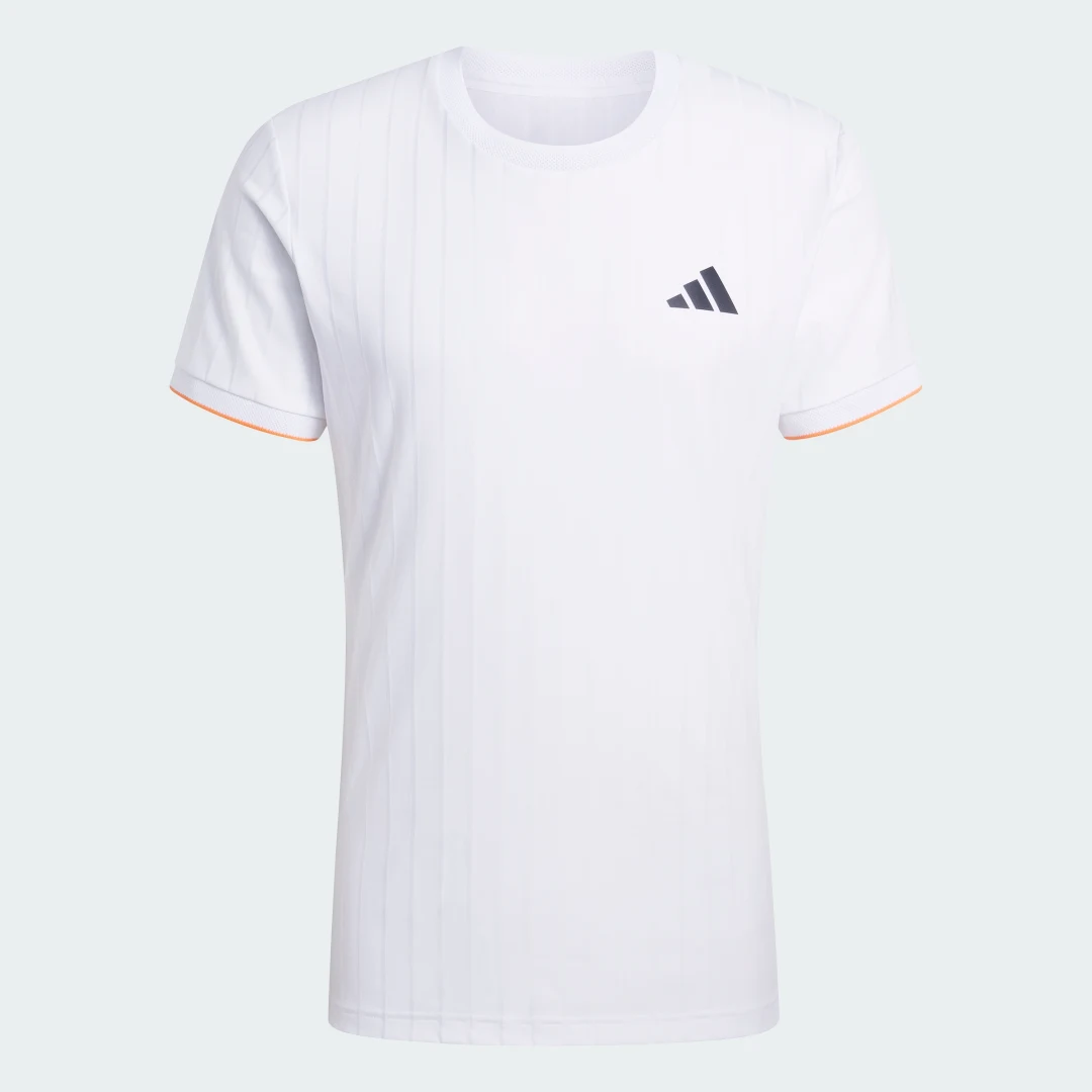 Detalle 2 de Adidas Camiseta de Tenis Climacool Freelift Pro – Blanco