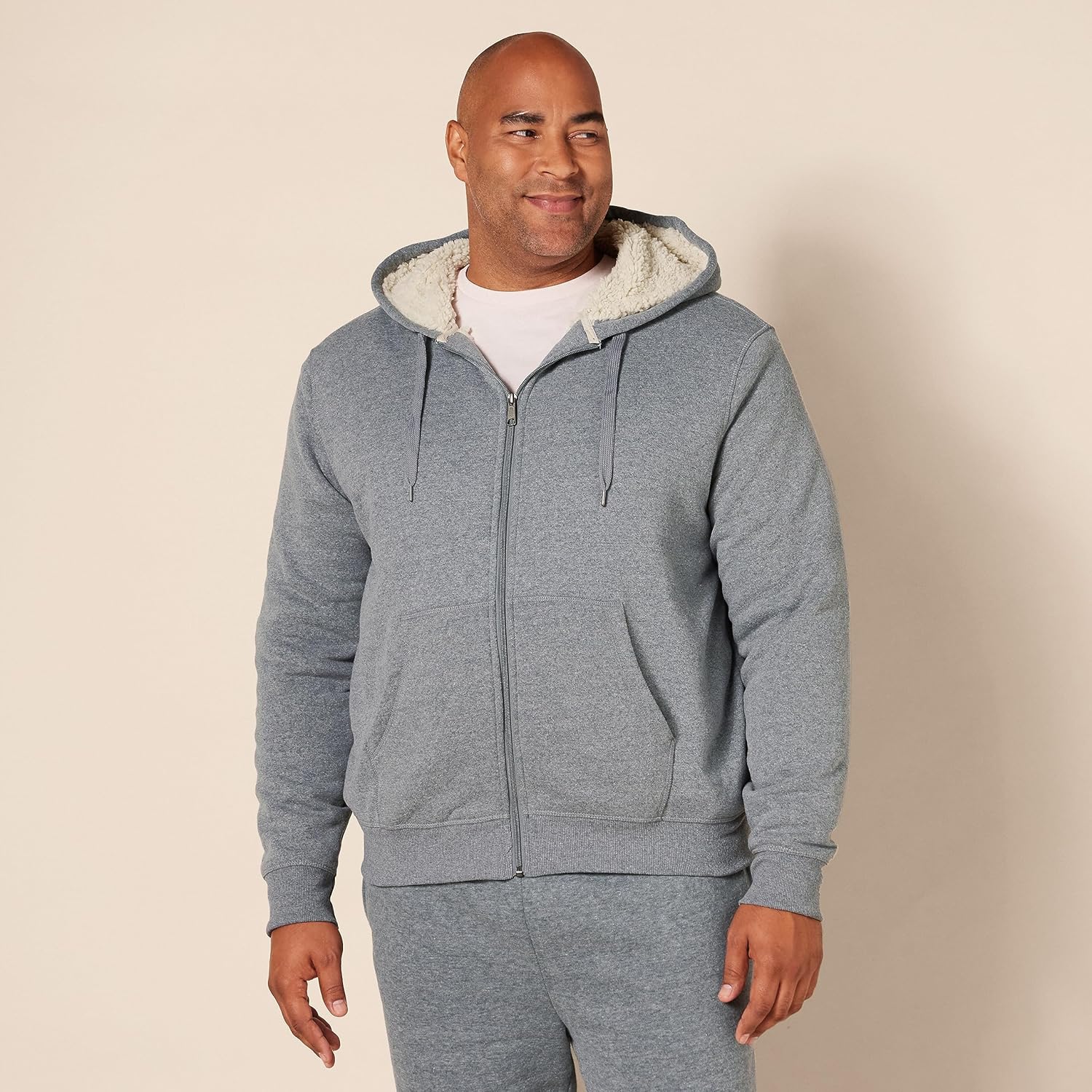 Thumbnail 4 de Amazon Essentials Herren Hoodie mit Sherpa-Futter und durchgehendem Reißverschluss