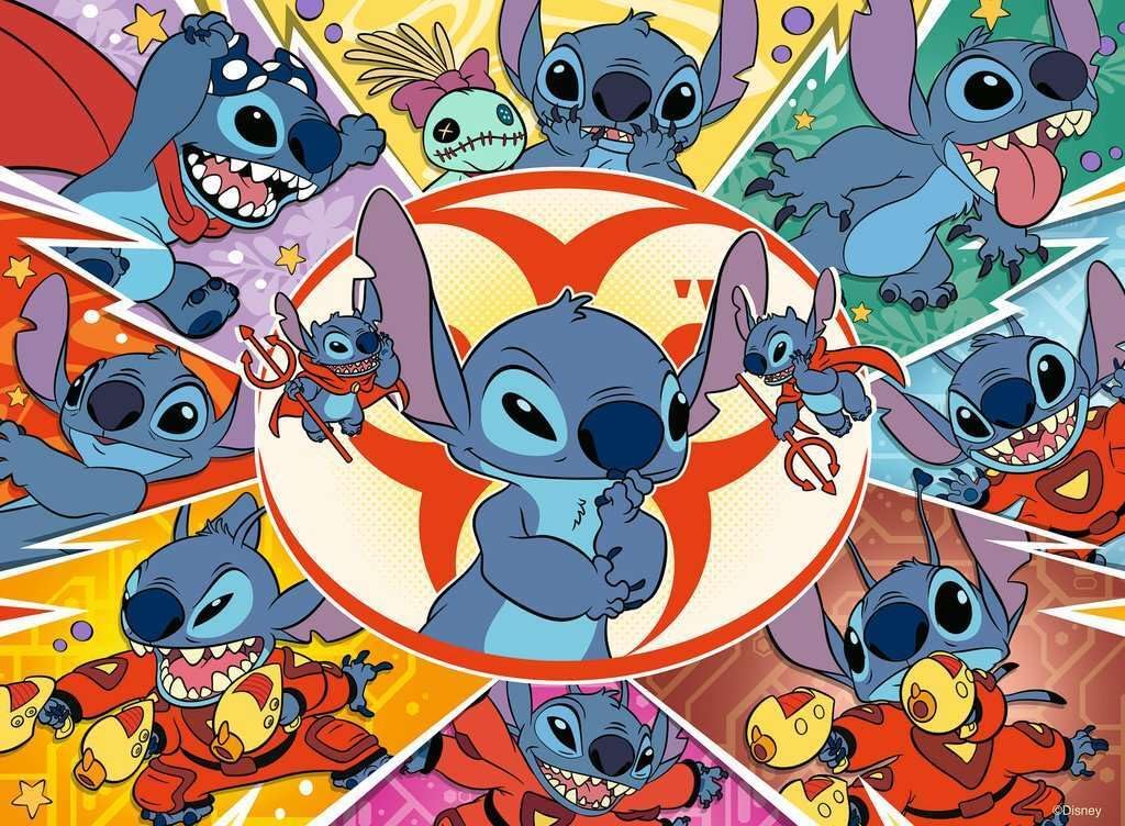Detalle de Ravensburger Puzzle XXL Disney Stitch 🧩 Para Niños 6+