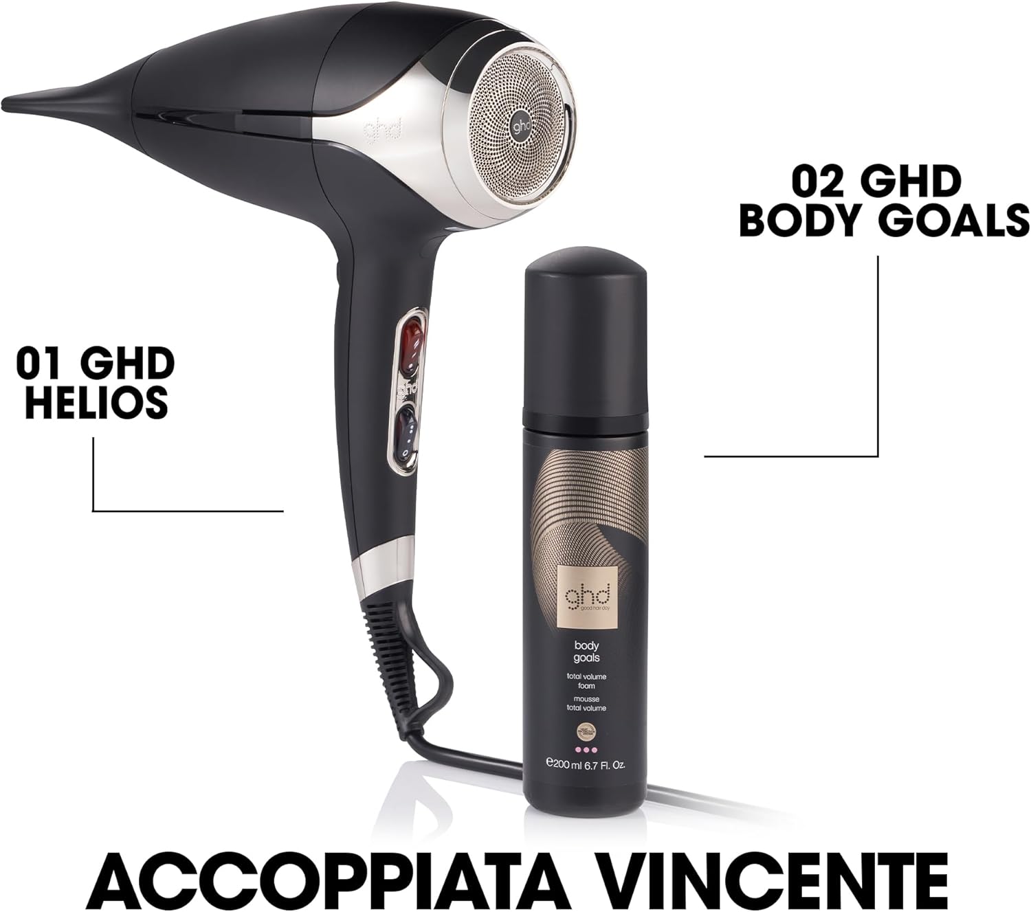 Thumbnail 6 de ghd Helios asciugacapelli professionale ionico anticrespo ad aria veloce
