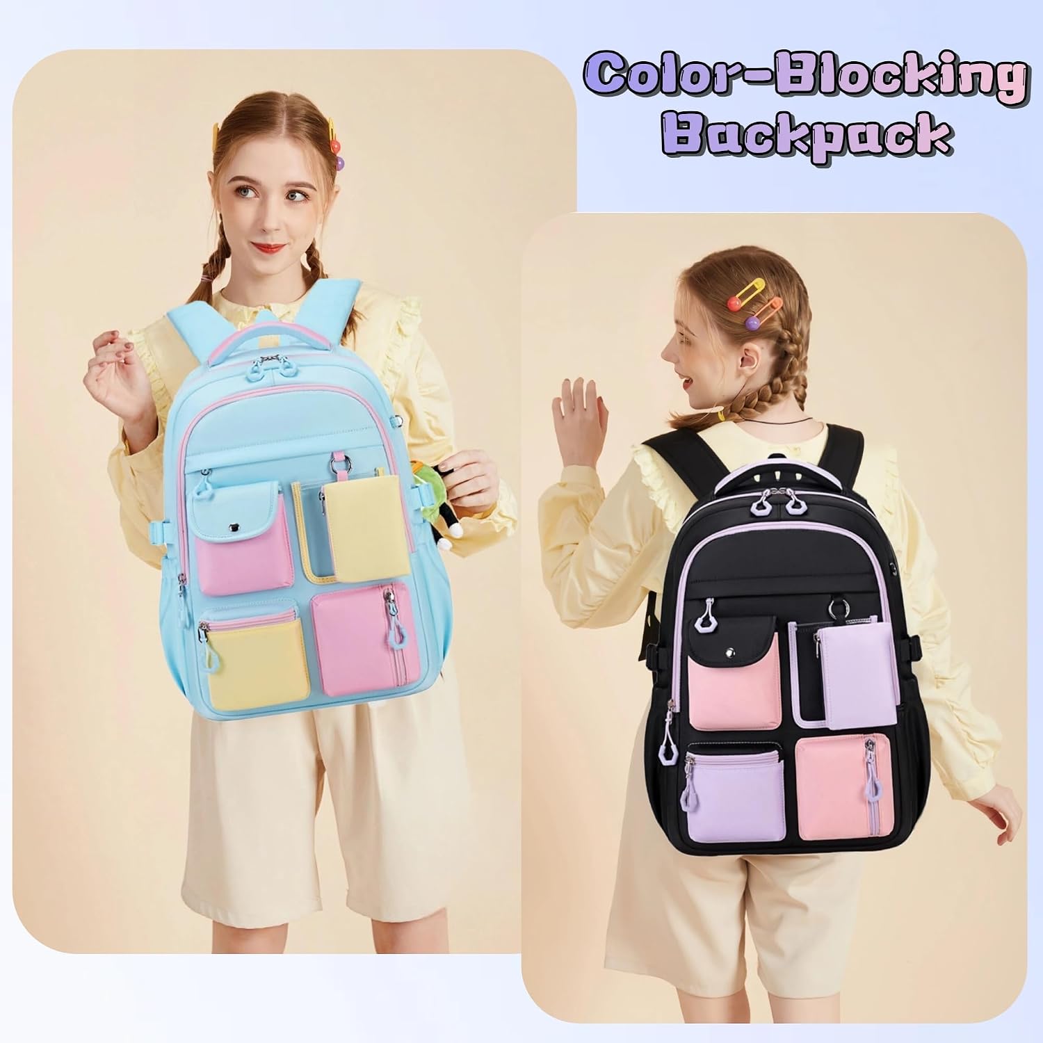 Detalle de Bansusu girls backpack 24 L