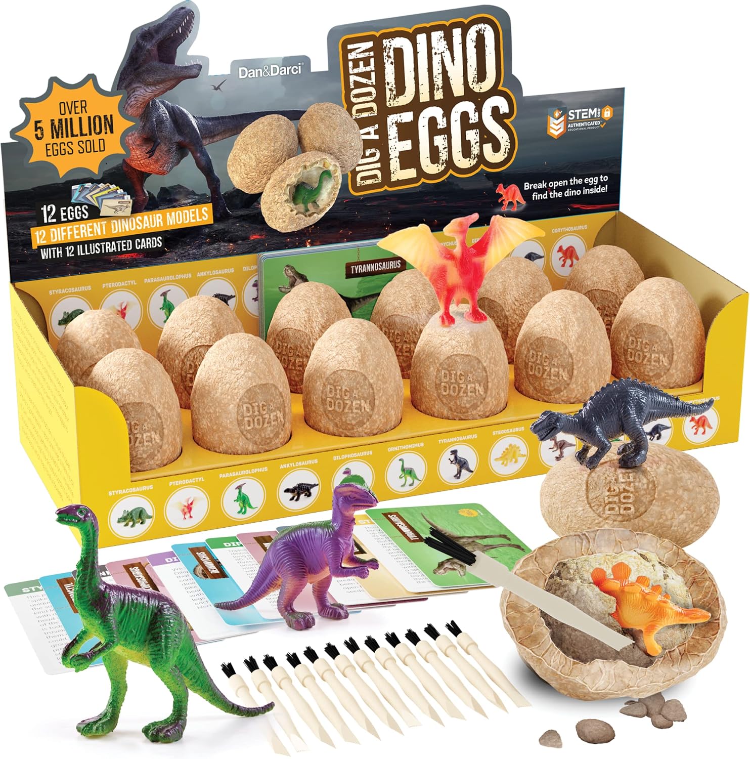 Detalle de Dan&Darci Dino Egg Kit 12 🦖