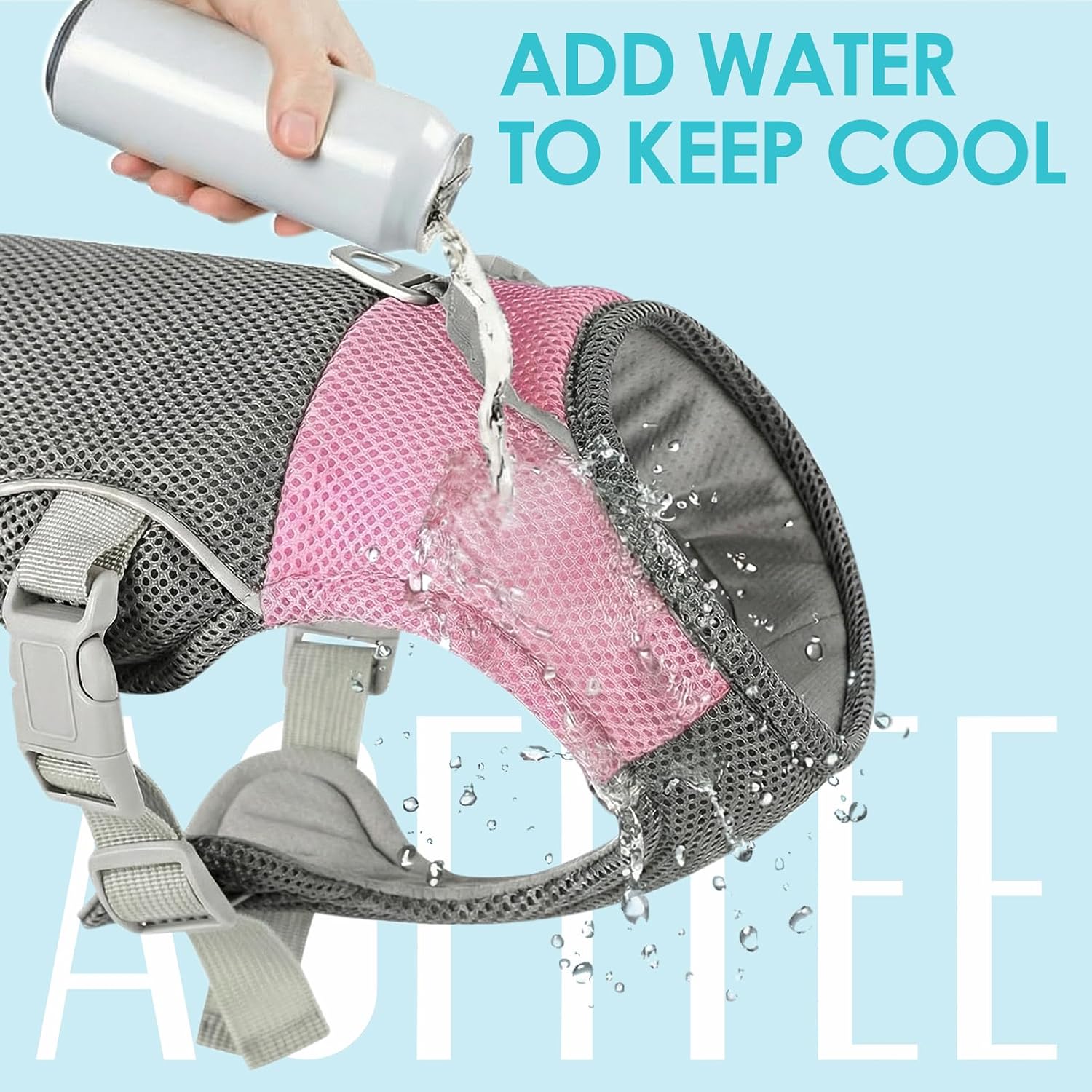 Detalle de AOFITEE Dog Cooling Vest XL