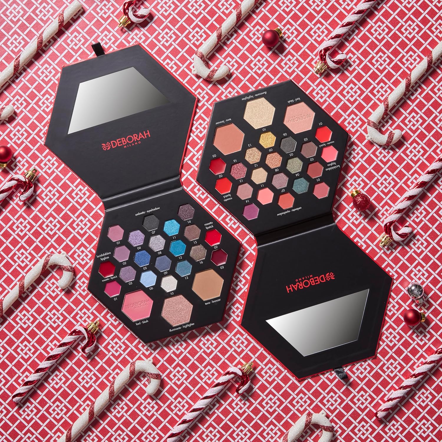 Thumbnail 2 de Deborah Milano Make Up Beauty Gift Vol. 2 Small: trousse regalo donna con palette, gloss, rossetti e finish caldi