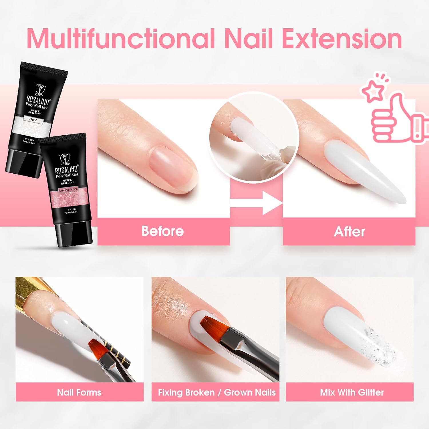 Thumbnail 5 de ROSALIND Poly Nail Gel, 60 ml