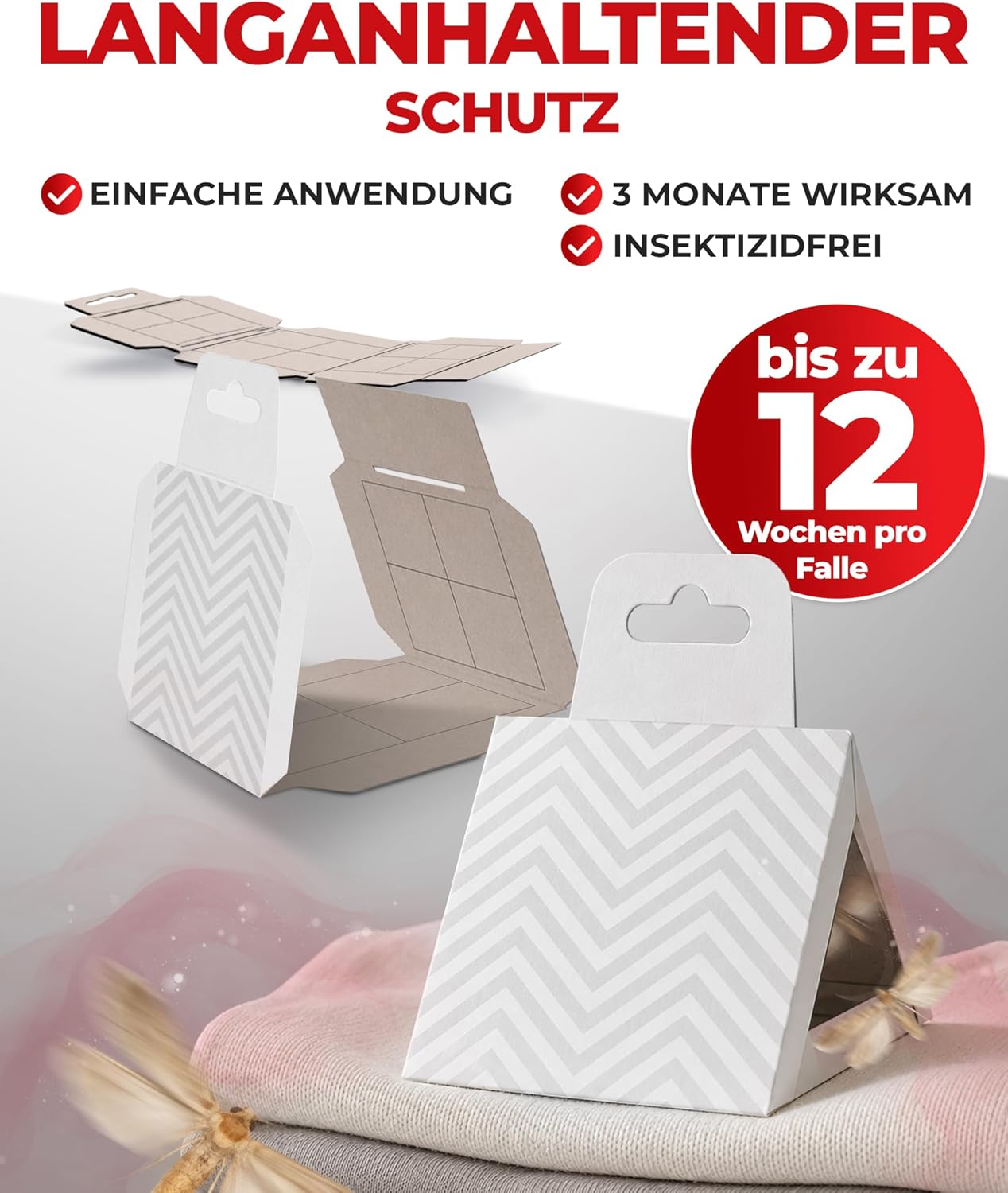 Thumbnail 4 de PIC Kleidermottenfalle Mottenschutz Kleiderschrank