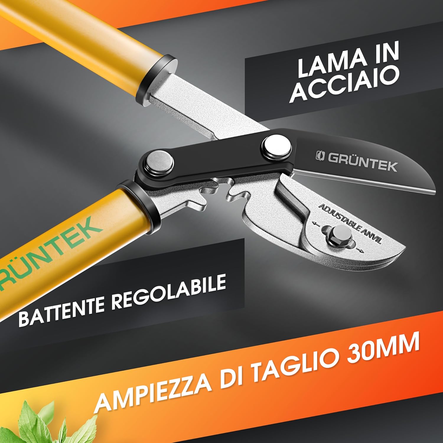 Thumbnail 1 de GRÜNTEK Cesoie Troncarami da Potatura Professionale Grizzly 47 cm – Potenza e Precisione per Uso Grande