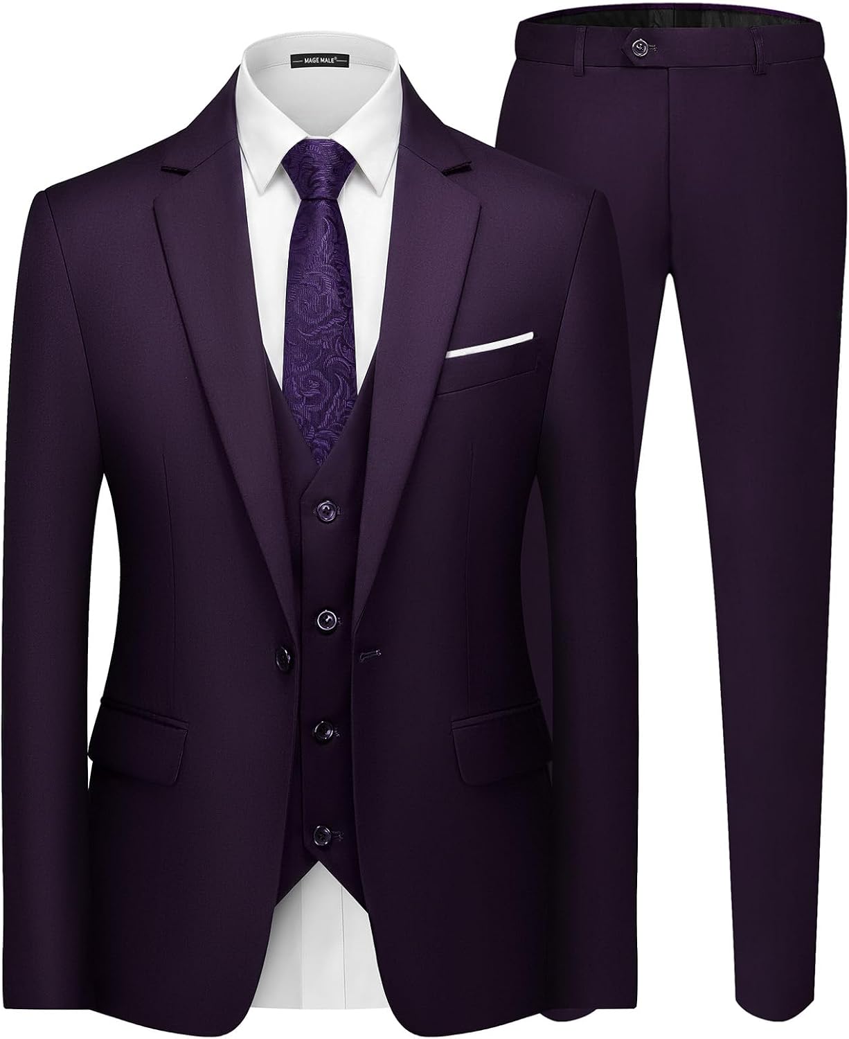 Detalle de MAGE MALE Men's 3-Piece Suit