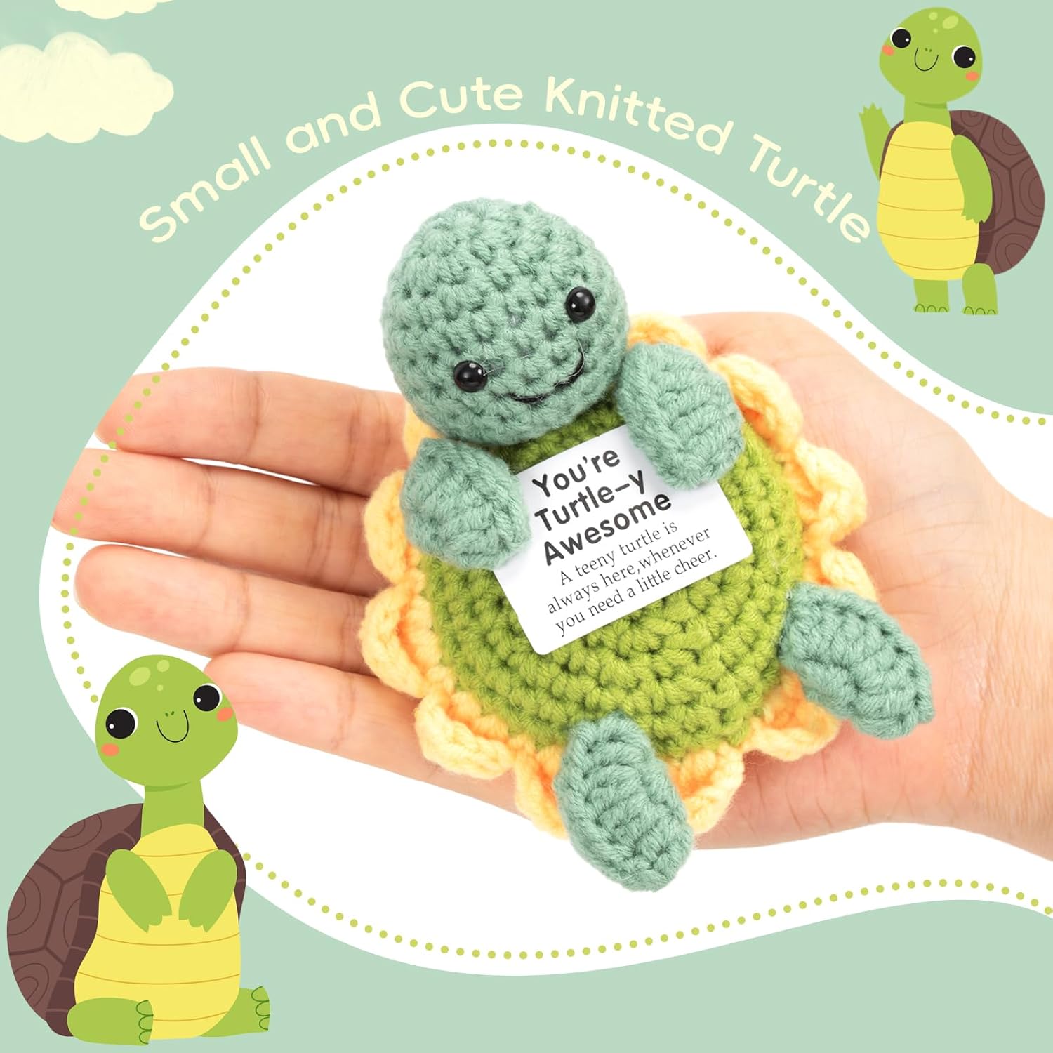 Detalle 2 de Bafiwu Funny Positive Turtle Gift