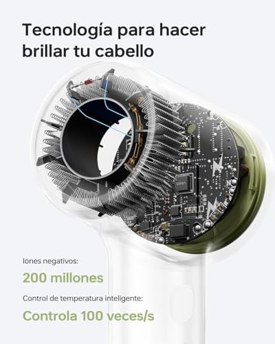 Detalle 2 de Laifen Mini 200 M secador iónico, 299 g
