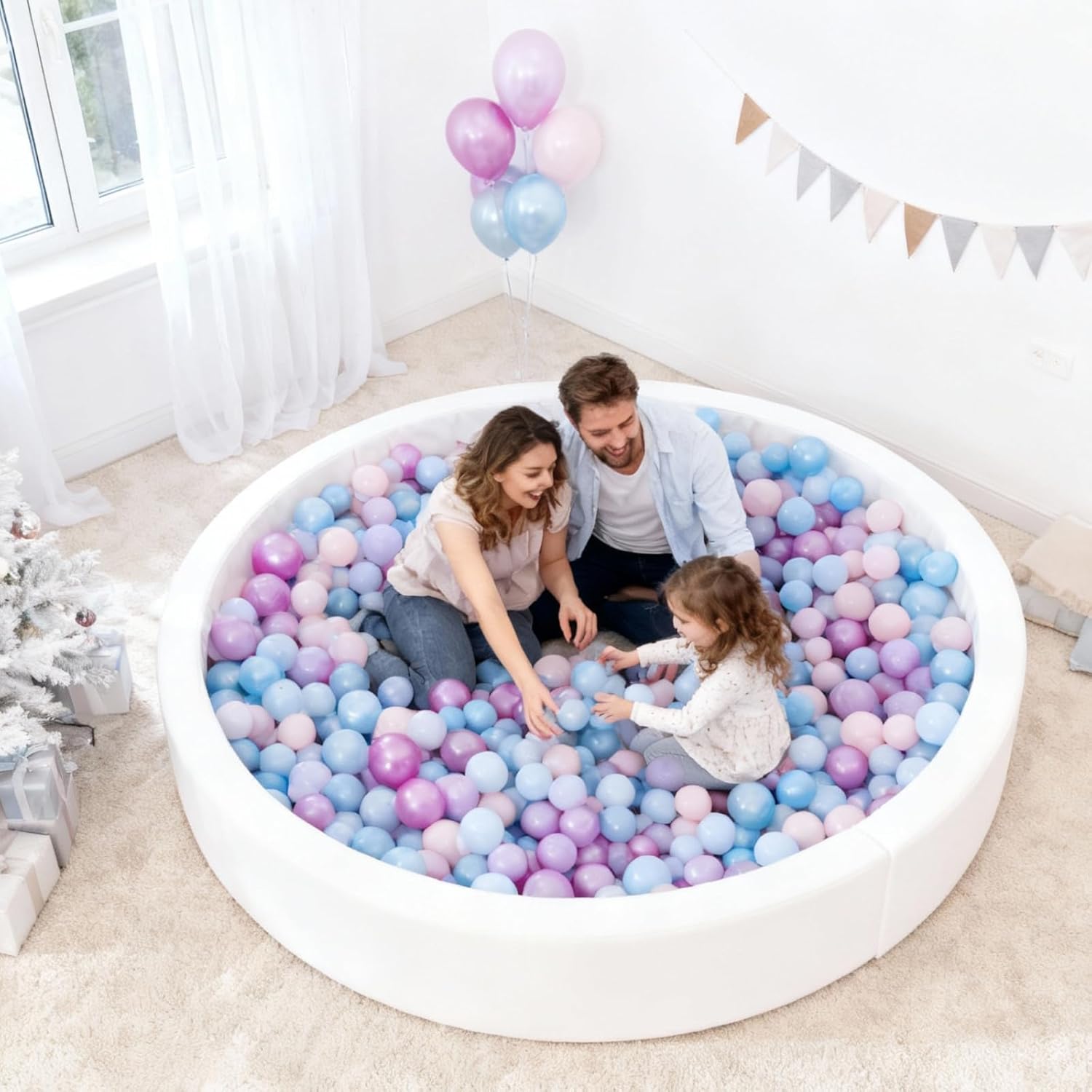 Detalle de STARBOLO Ball Pit Balls (Phthalate-Free, BPA-Free) for Toddlers — Crush-Proof Pool Play Pit Balls