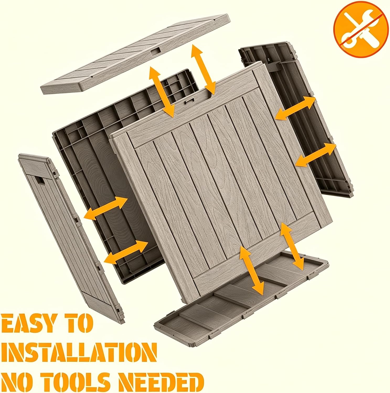 Detalle 1 de Outdoor Storage Box, 32 Gallon