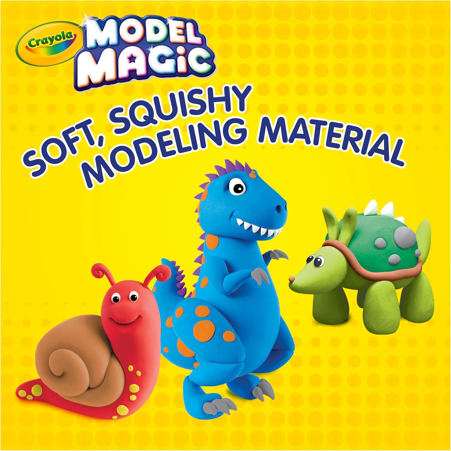 Thumbnail 4 de Crayola Model Magic White 4-Pack (8 oz Each) Air-Dry Modeling Clay for Kids