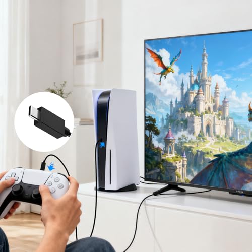 Thumbnail 5 de Tolesum Cable de carga USB-C a USB-C para PS5 y Xbox (3 m) – compatible con DualSense