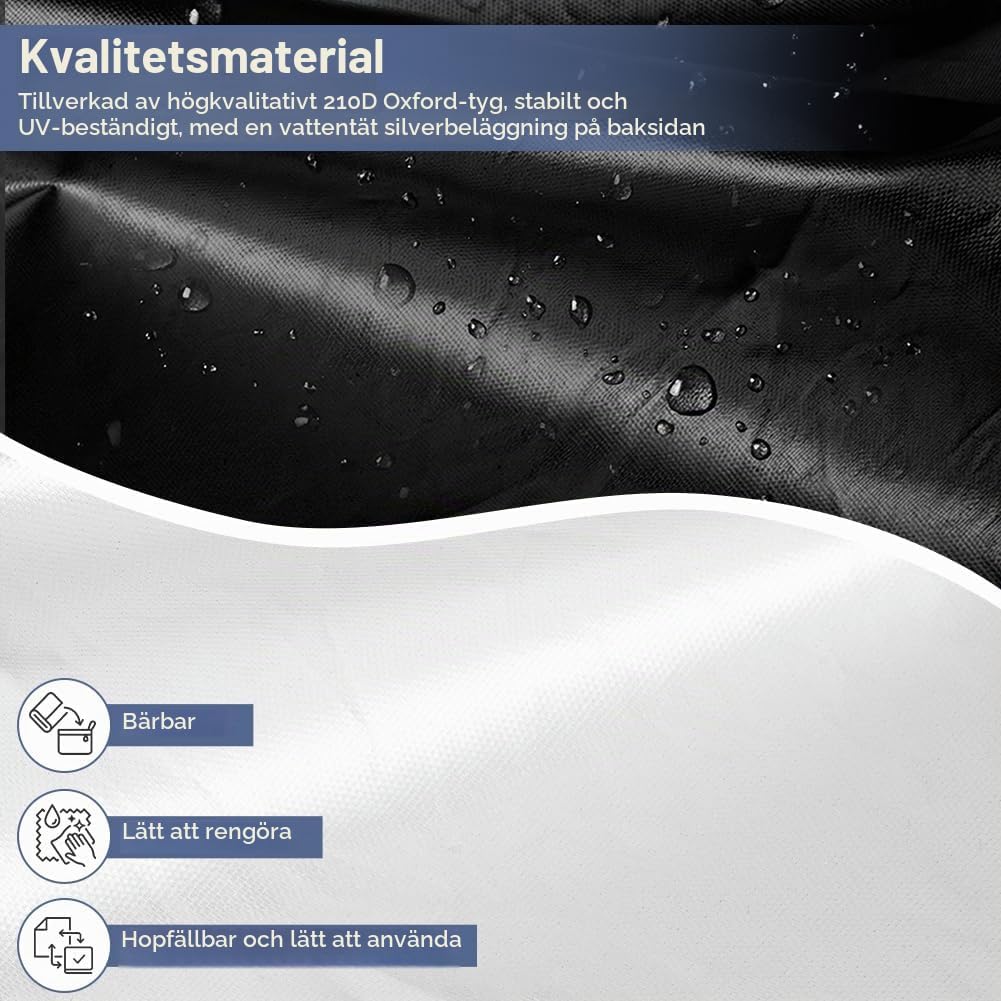 Detalle de AOOWU 5499834 parasollskydd 240 cm, vattentätt och UV-beständigt