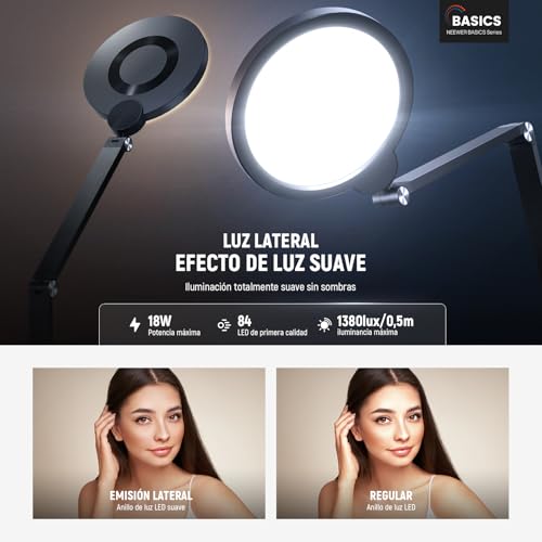 Detalle 2 de NEEWER R18 Ring Light 18 cm dimmerabile 18W per selfie