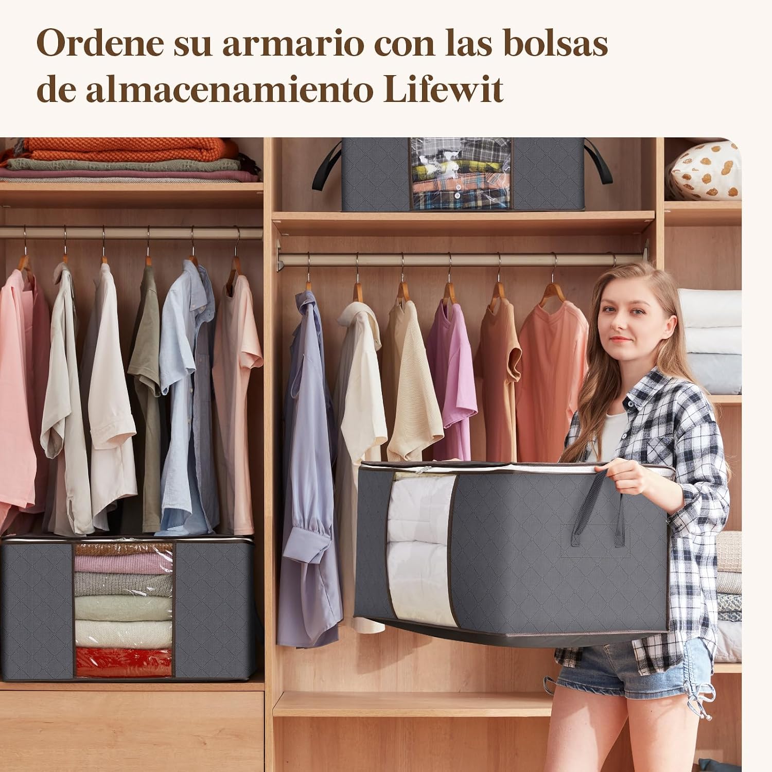 Thumbnail 5 de Lifewit Cajas Almacenaje 6 piezas Ropa