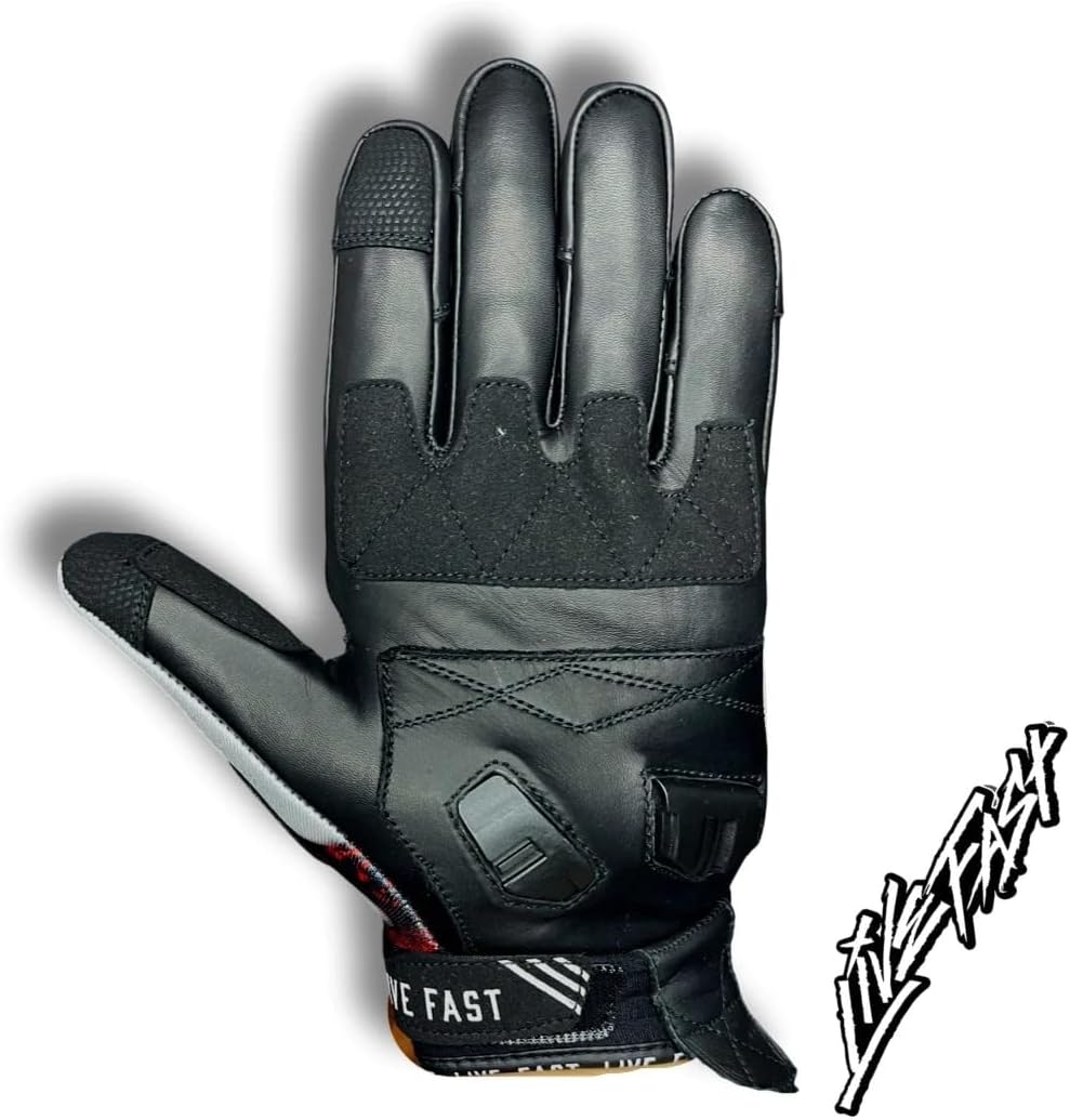 Detalle de Live Fast Motorcycle Gloves Toxico