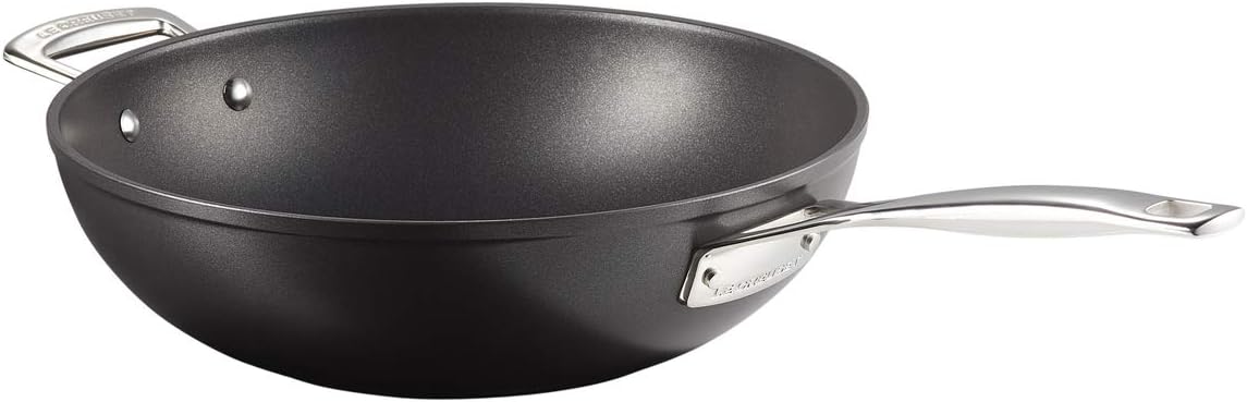 Thumbnail 1 de Le Creuset Toughened Non-Stick Stir Fry Pan 30x9cm with Helper Handle (Aluminium, 51104300010202)