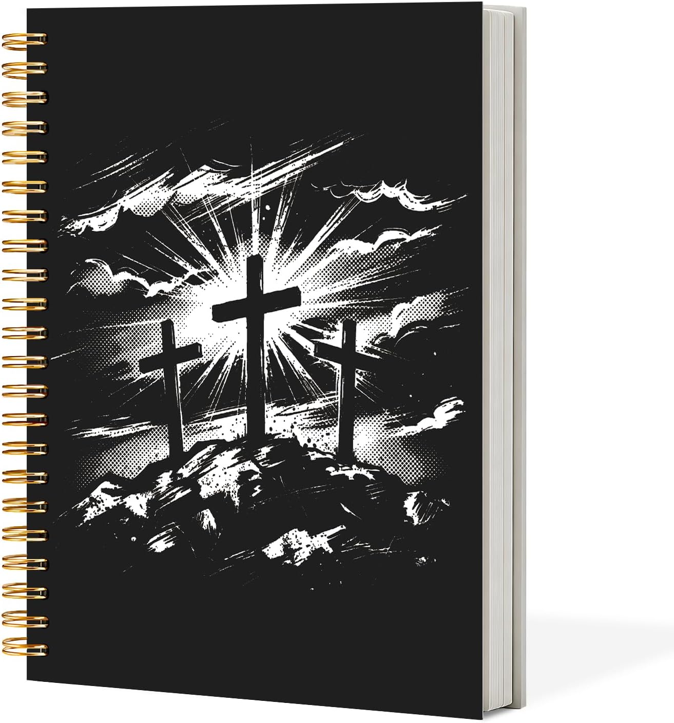 Detalle de OHDCE The Lord Is My Shepherd Spiral Notebook, 5.5 x 8.3-Inch Hardcover, 80 Pages