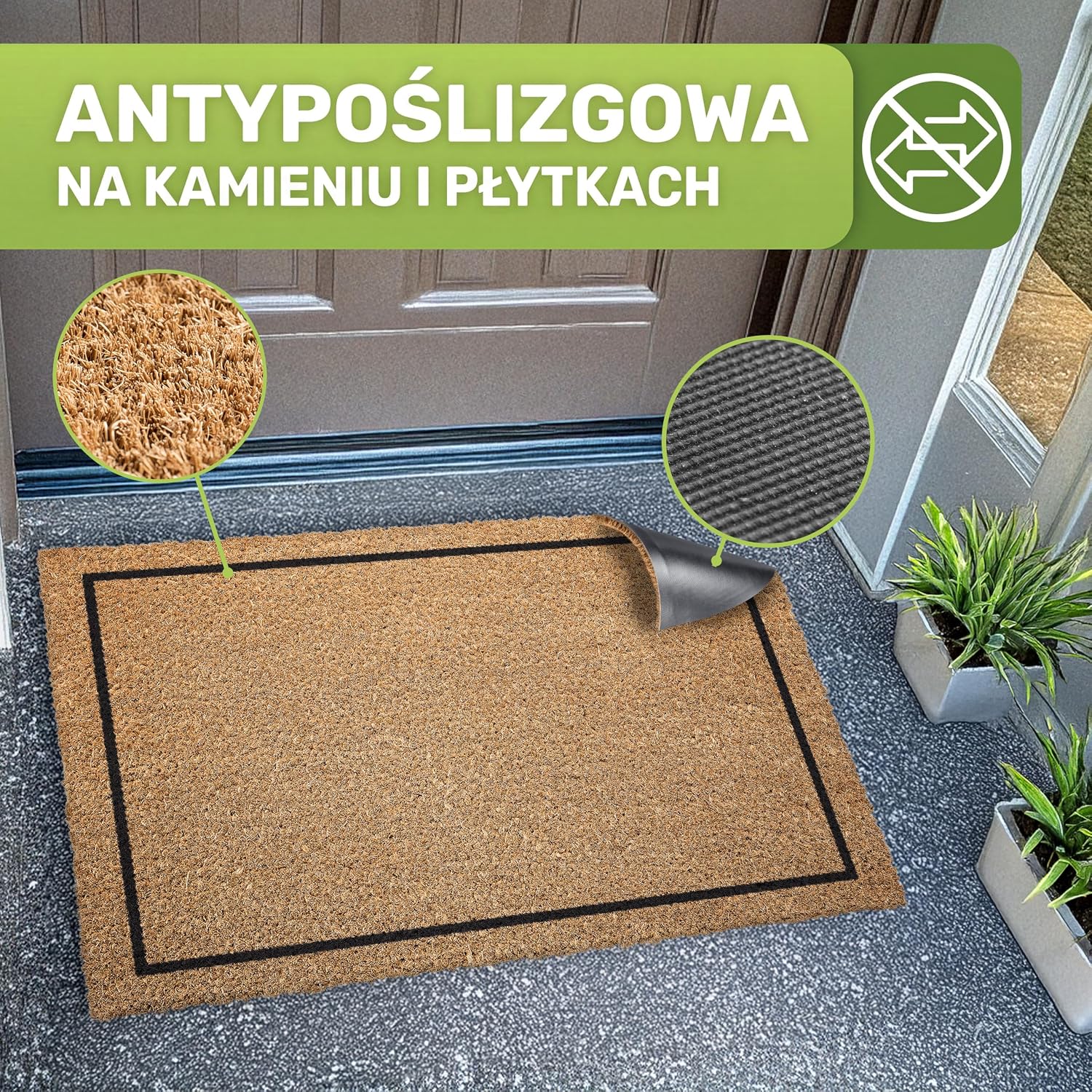 Thumbnail 6 de Bodenständig wycieraczka kokosowa odporna na warunki atmosferyczne, 40 × 60 cm