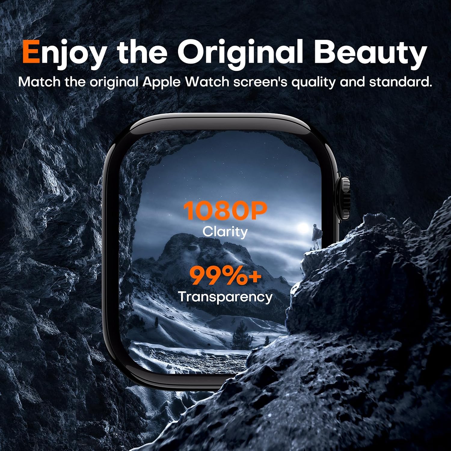 Detalle de LK 8-Pack TPU Screen Protectors for Apple Watch Series 12/11/10 46mm
