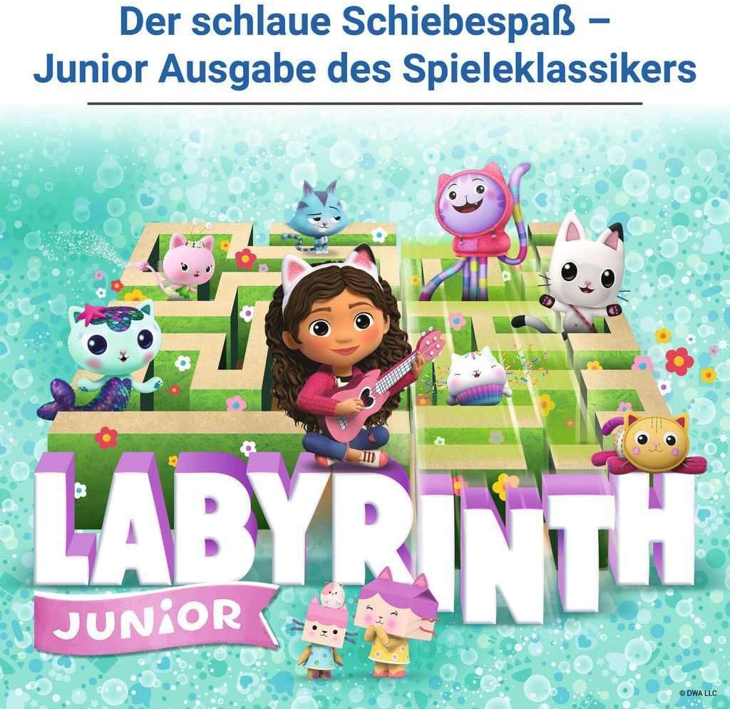 Detalle de Ravensburger Gabby's Dollhouse Labyrinthe Junior – Labyrinthe Moving pour enfants dès 4 ans, édition Rose 2024