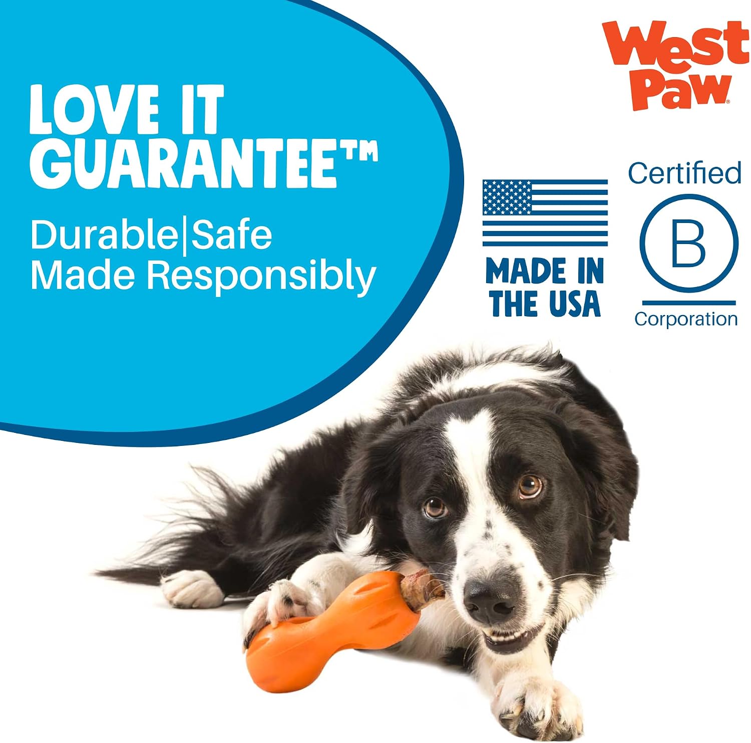 Thumbnail 6 de WEST PAW Zogoflex Qwizl traktatiespeeltje voor honden, klein, Granny Smith