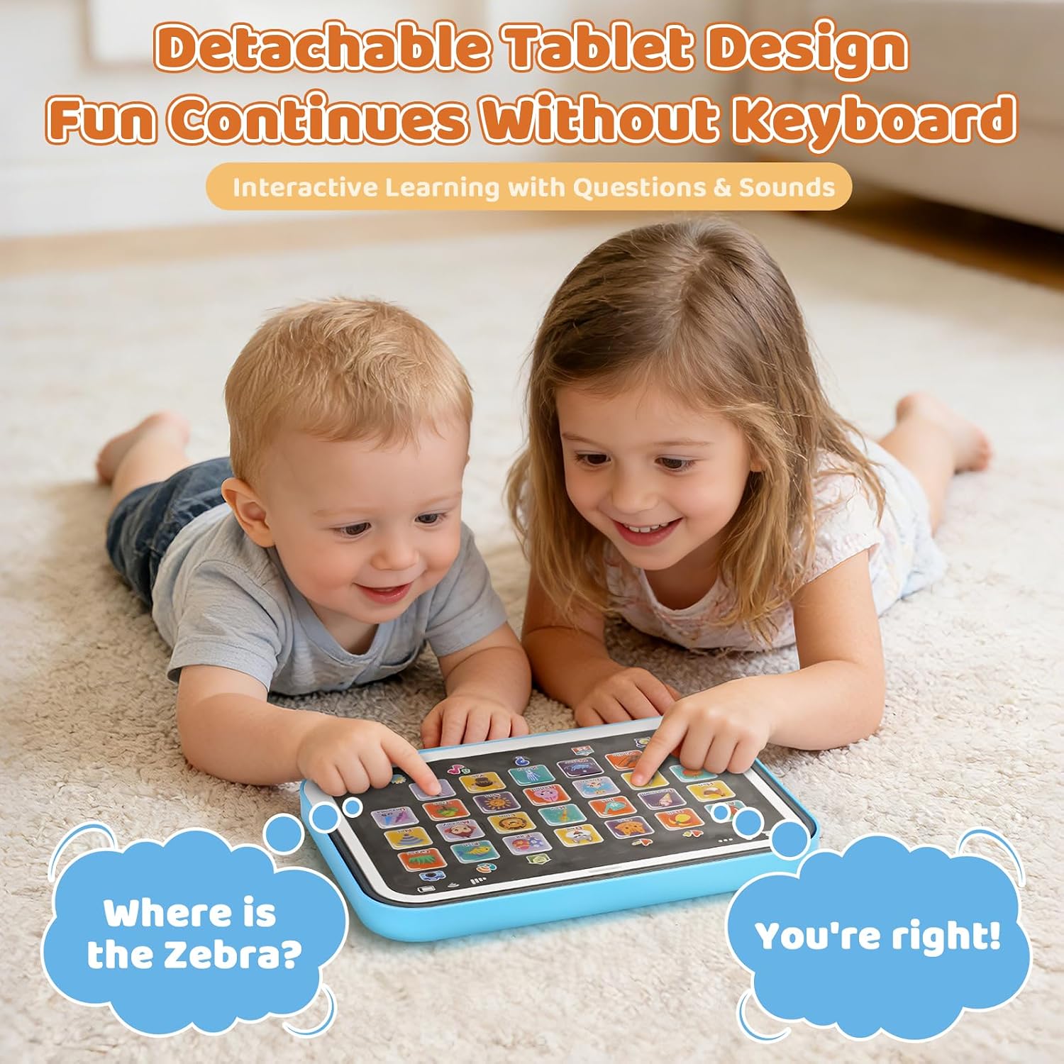 Detalle de Dreamon Kids Laptop 2-in-1 Toy Laptop: A Practical Early-Learning Computer