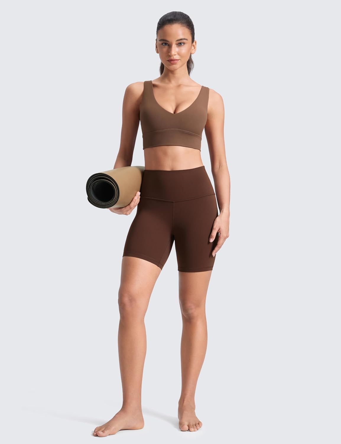 Thumbnail 2 de CRZ YOGA Butterluxe : shorts de yoga taille haute pour femme (10/15/20 cm)