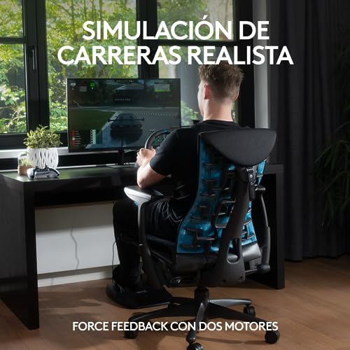 Detalle de Logitech G G29 Driving Force volante y pedales — enchufe británico