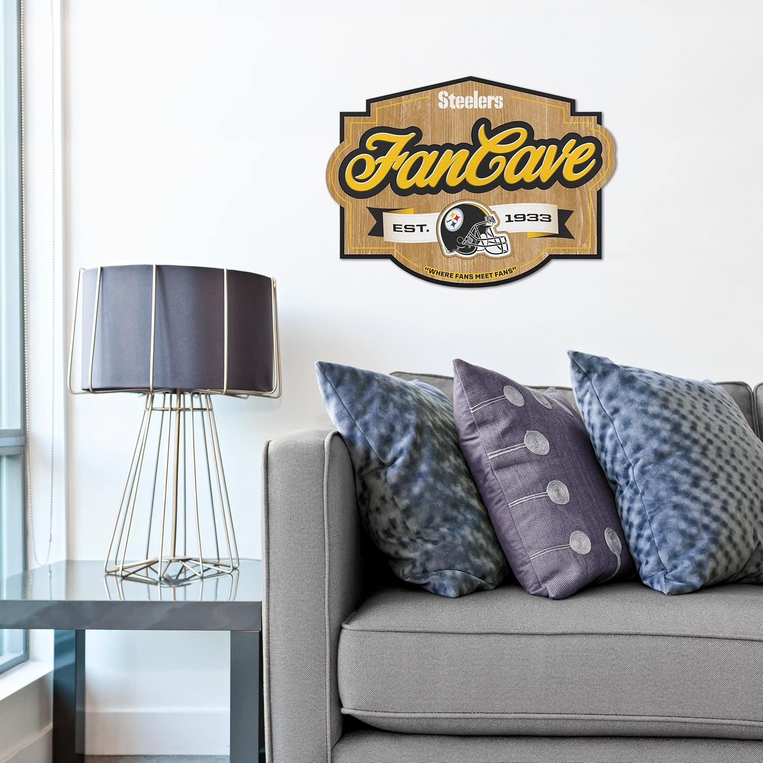 Detalle 2 de YouTheFan NFL Fan Cave Sign 🪧
