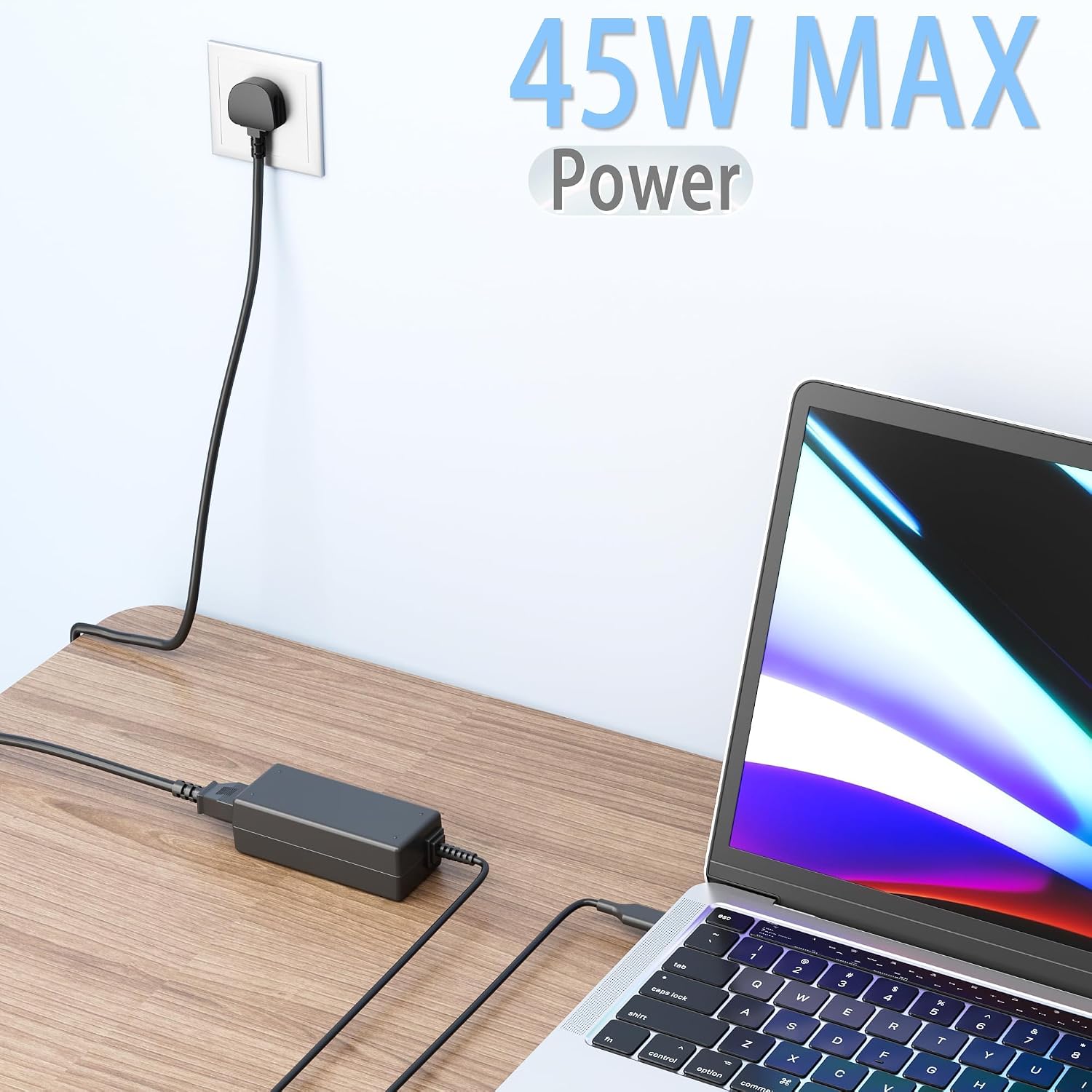 Thumbnail 6 de YOBVTBF 45W USB-C Charger for Laptops (HP, Dell, Acer, Samsung, Asus, Chromebook) – A Practical USB‑C Power Solution