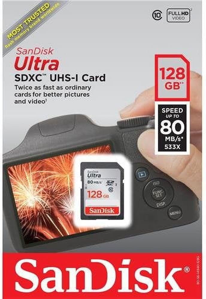 Thumbnail 3 de Carte mémoire SanDisk Ultra SDHC 32 Go UHS-I, Class 10, V10 (jusqu’à 120 Mo/s) – Pack de 3