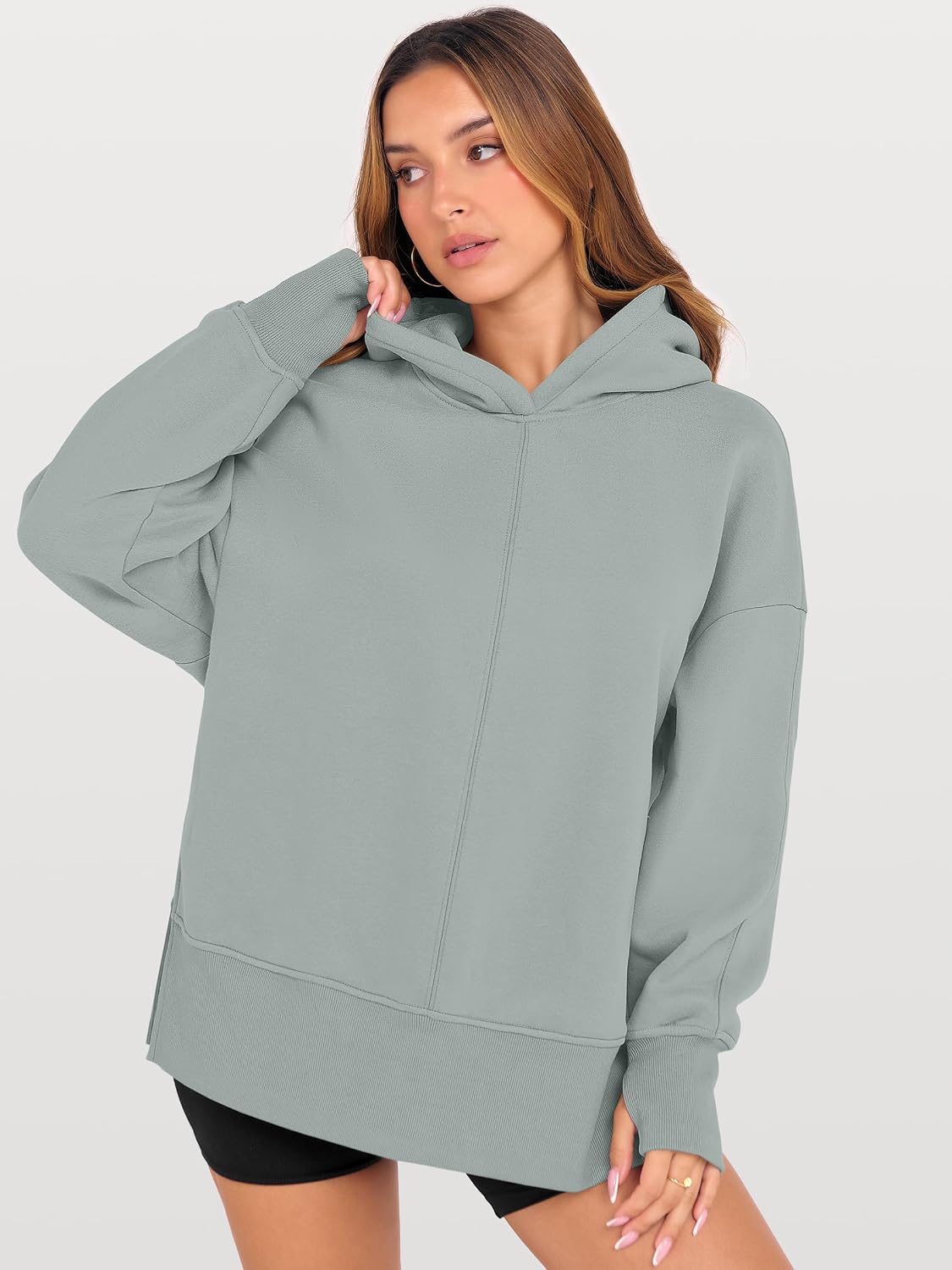 Detalle 2 de ANRABESS Oversized Hooded Sweatshirt 2026