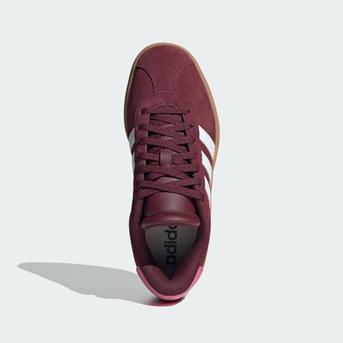 Detalle de adidas Mixte Enfant VL Court Bold Junior – Shadow Red/Cloud White/Pink Fusion, 35,5 EU