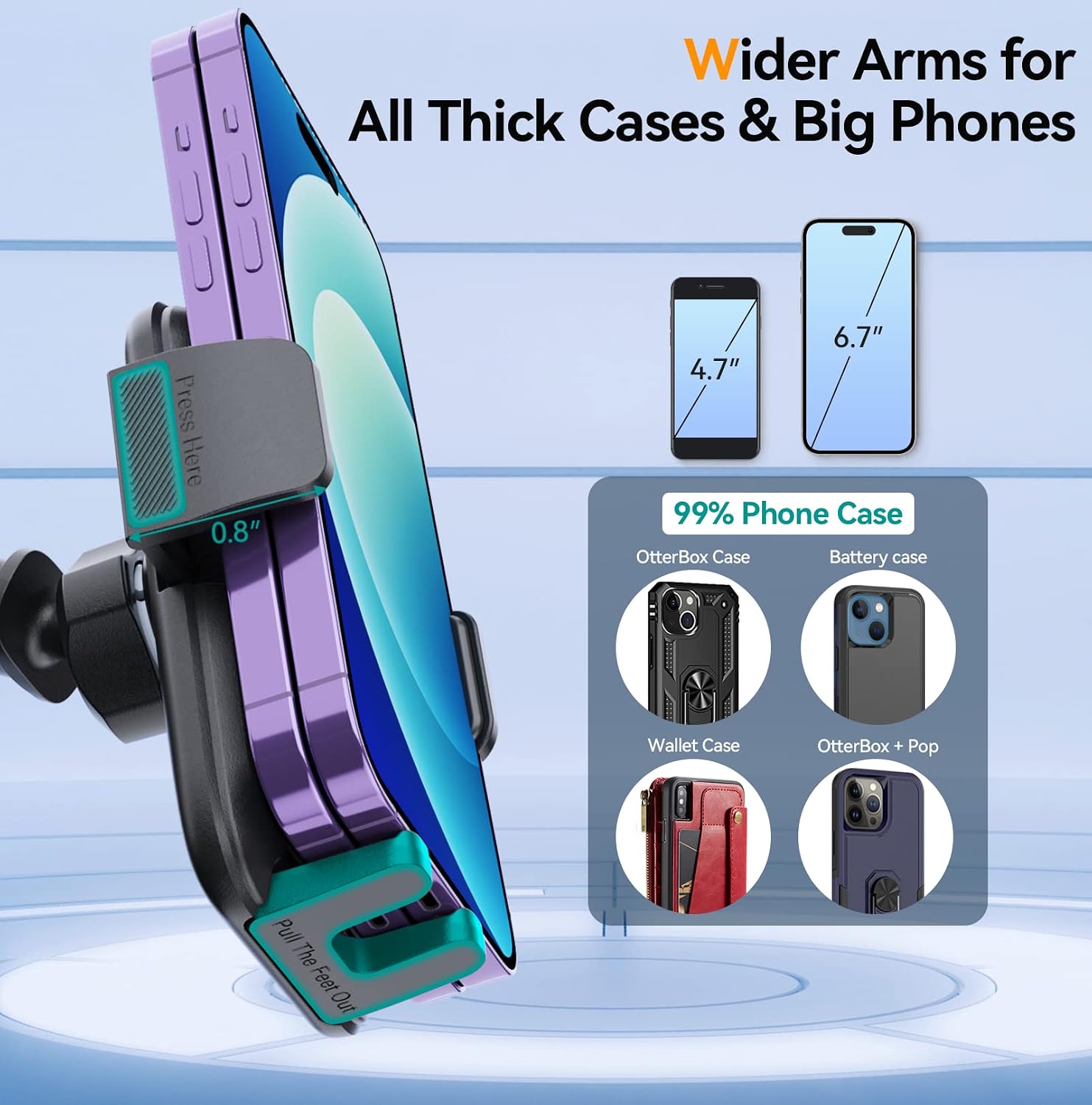 Thumbnail 5 de DOLYOFG Car Phone Holder Mount 3-in-1