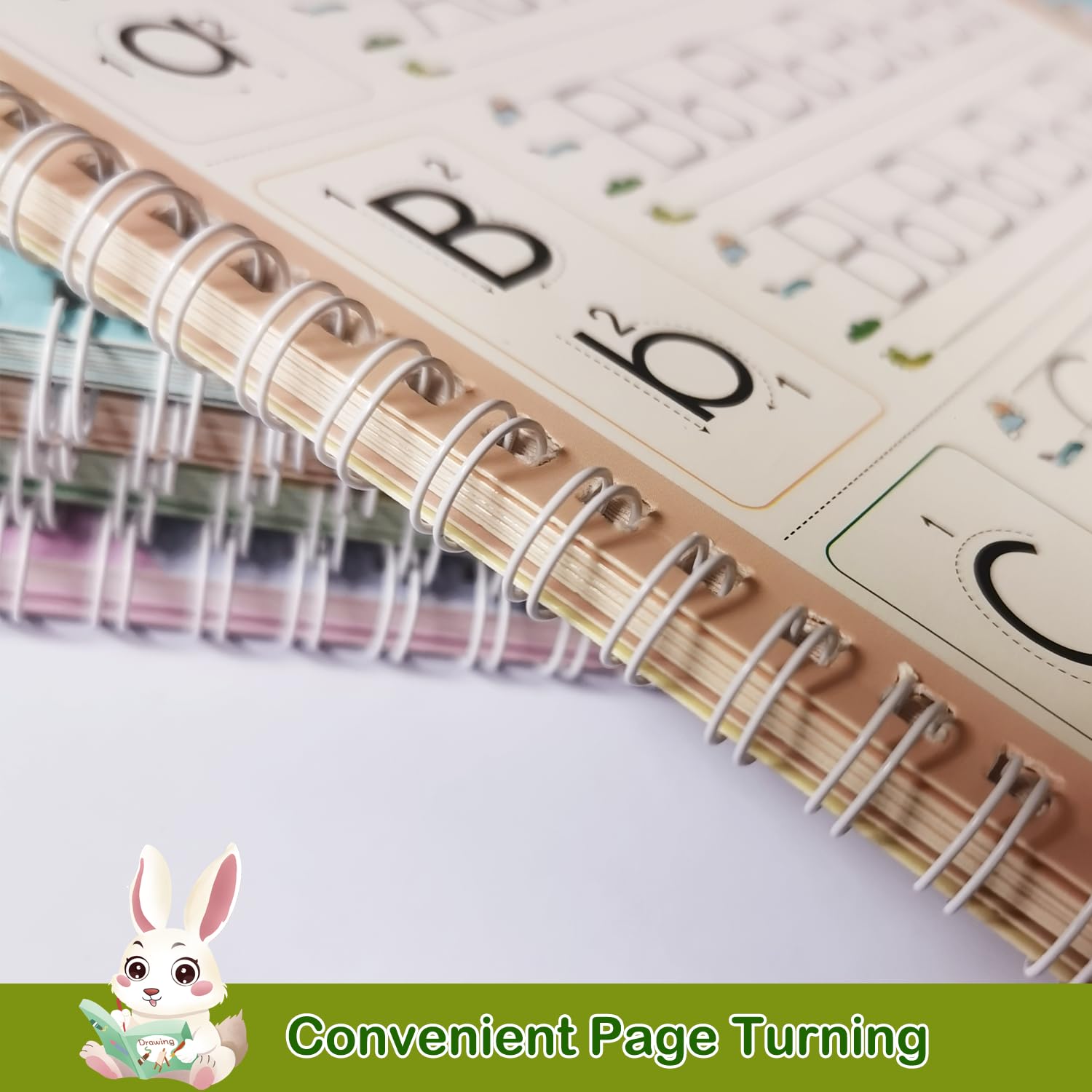 Detalle 1 de Magic Grooved Handwriting Practice Copybooks, 5-Pack