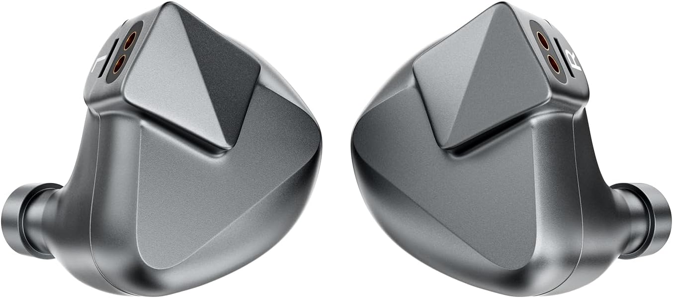 Detalle de Letshuoer S12 Ultra 14.8mm Planar Driver IEM with 2-Pin Silver-Plated Cable (Gunmetal Grey, 3.5mm/4.4mm)