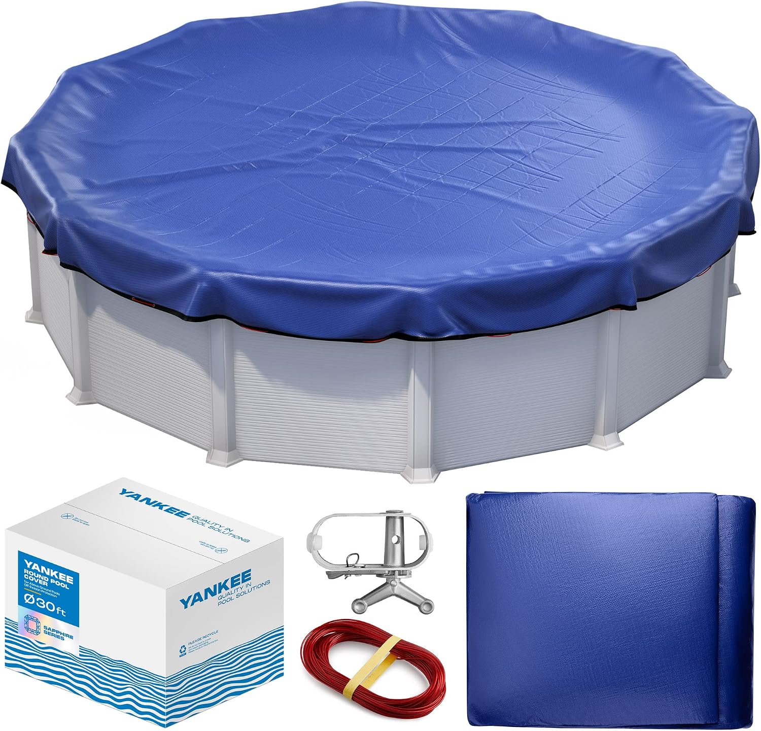 Detalle de Yankee Pool Pillow YPC-RO-30 30 ft Round Above-Ground Winter Pool Cover