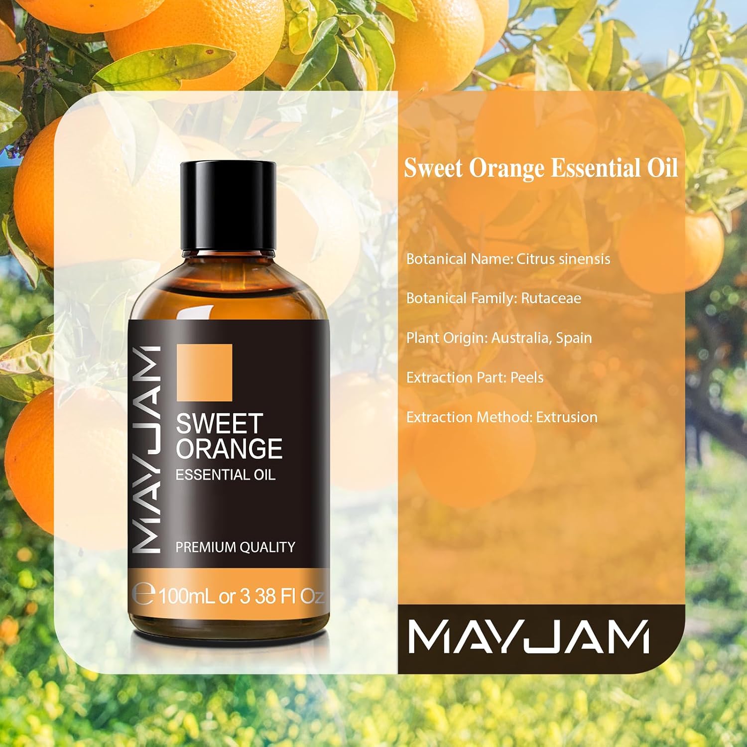 Detalle 2 de MAYJAM Sweet Orange essential oil 100 ml